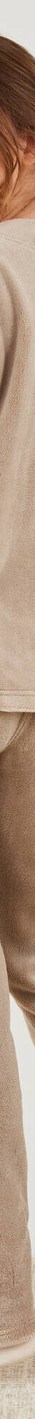 Pyjama veste boutonnée manches longues, maille polaire (taupe clair) Pyjama veste boutonnée manches longues, maille polaire (taupe clair)